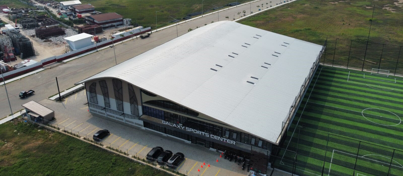 Atap Spandek Trimdek KOBAtrim 1035 Proyek Sport Center PIK
